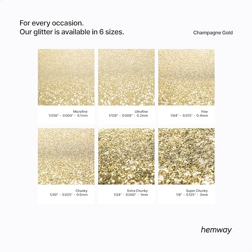 Resin Glitter Champagne Gold 100g Fine Polyurethane & Epoxy Glitter (3.5 Ounce)