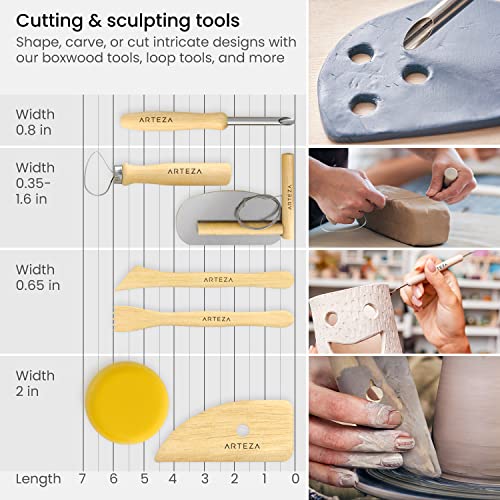 Pottery & Sculpting Tools (42 Count)