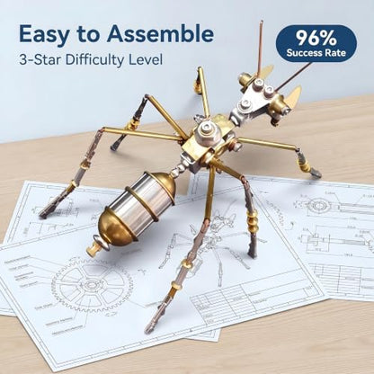 3D Steampunk Mechanical Insect Ant Puzzle Kit