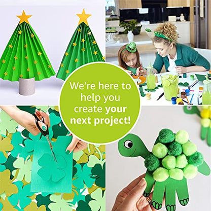 Green Colored Cardstock Thick Paper 50 Sheets