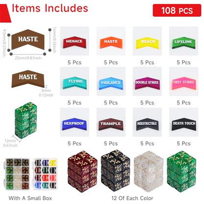 108PCS 12mm MTG +1