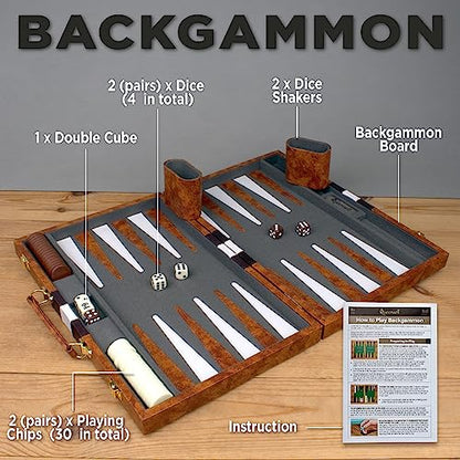 Large Backgammon Sets for Adults