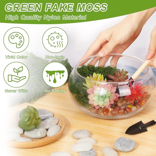Green Fake Moss for Craft DIY