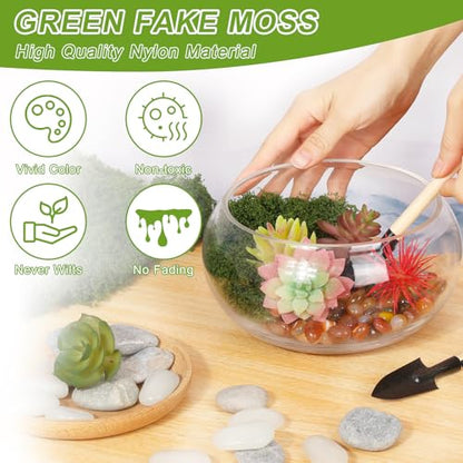 Green Fake Moss for Craft DIY