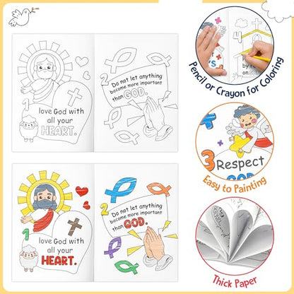 The Ten Commandments Coloring Books
