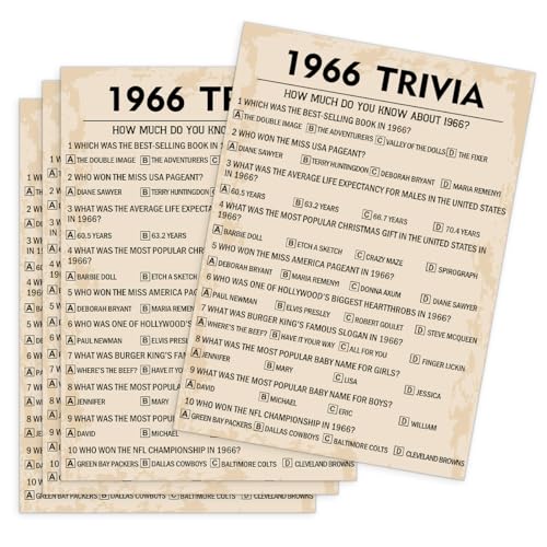 60th Birthday Party Games (30 Count)