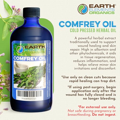 Comfrey Body Oil Raw (4 Fl Oz)