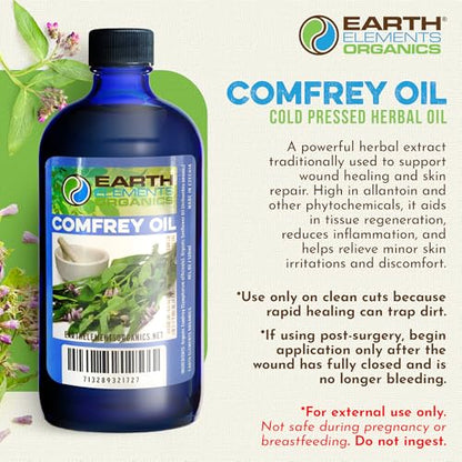 Comfrey Body Oil Raw (4 Fl Oz)
