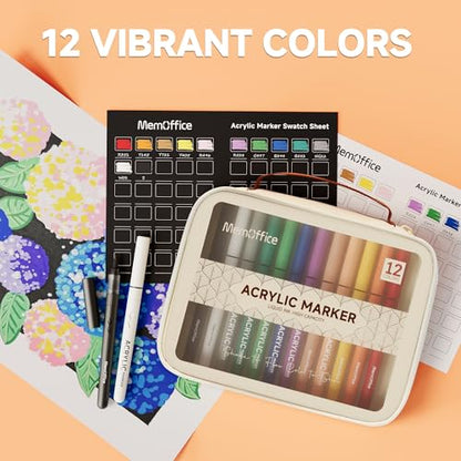 Acrylic Paint Markers (12 Count)