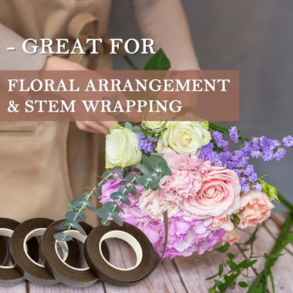 8 Rolls Floral Tape (720 Foot)
