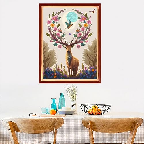 Stamped Cross Stitch Kits Full Range of Embroidery Patterns Starter Kits for Beginners Adult DIY Cross Stitches Needlepoint Kits 11CT