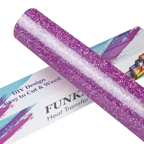 Glitter Purple Pink HTV Heat Transfer Vinyl Rolls