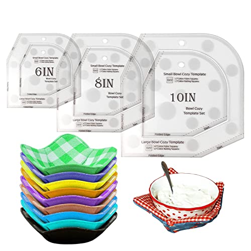 Bowl Cozy Template Cutting Ruler Set (3 Count)