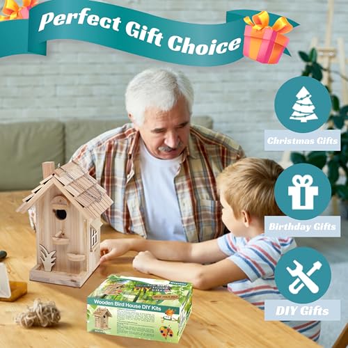 DIY Birdhouse Building Kit for Adults (2 Pound)