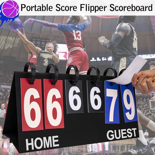 Flip Scoreboard Tabletop Score Flipper
