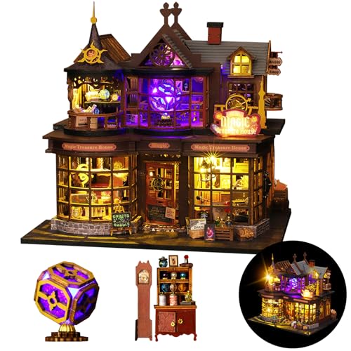 DIY Miniature House Kit Dollhouse Kit for Adults to Build Mini Magic House