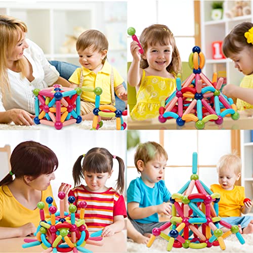 Magnetic Toy Montessori for Kids (132 Count)