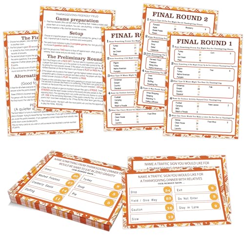 Thanksgiving Family Feud Game