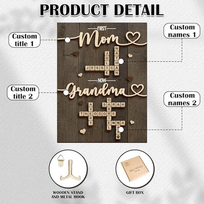 Personalized Family Scrabble Name Sign