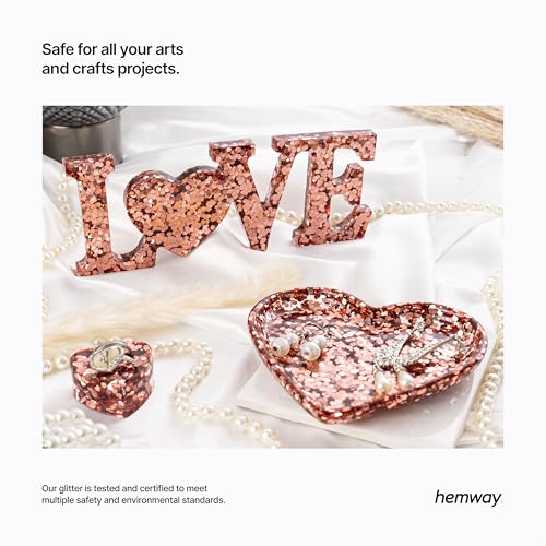 Resin Glitter Rose Gold 100g Super Chunky (3.5 Ounce)