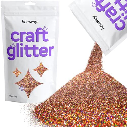 Craft Glitter Bronze Brown Holographic 100g Microfine Glitter (3.5 Ounce)