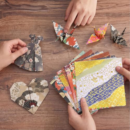 Japanese Style Patterned Origami Paper (50 Count)