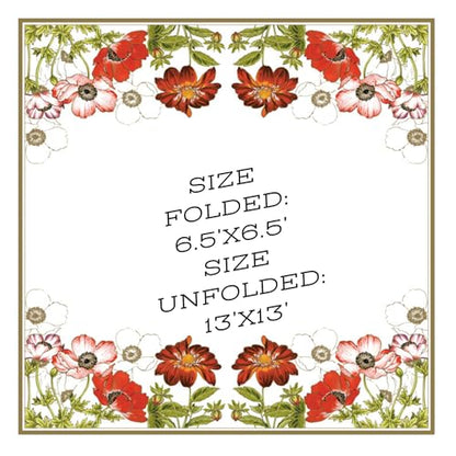 20 ct 13x13 Flowers Paper Luncheon Decoupage Napkins (20 Count)