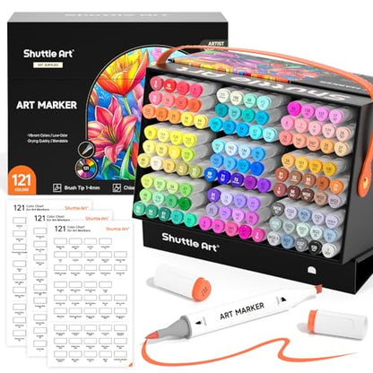 Brush Tip Alcohol Markers