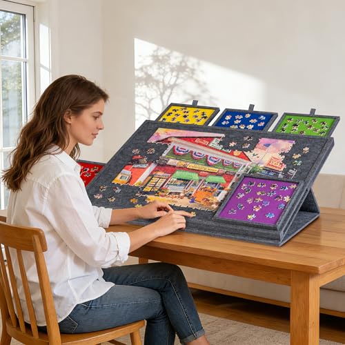 Tilting Puzzle Board with 2 (1000 Count)