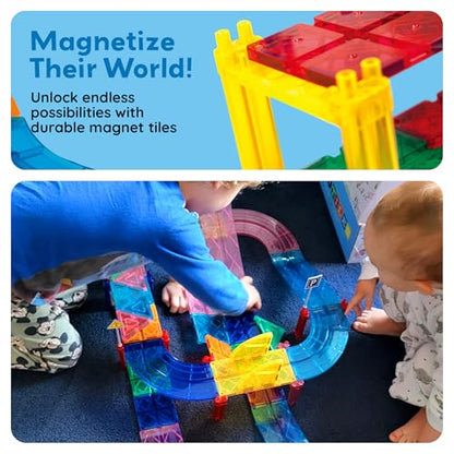 30 PCS Magnetic Race Track Toy Set STEM Educational Building