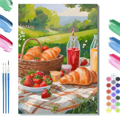 Paint by Numbers Kit for Adults Framed