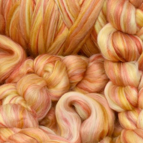 Merino Silk Luxe Tonal Designer Blend. Superfine Merino