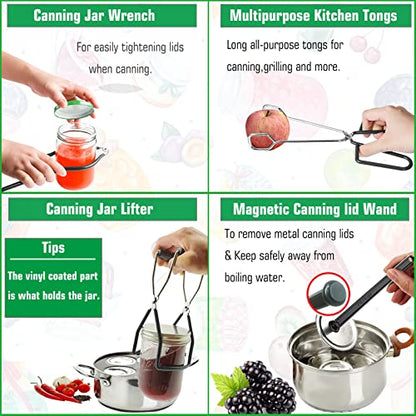 Canning Supplies Starter Kit with Rack