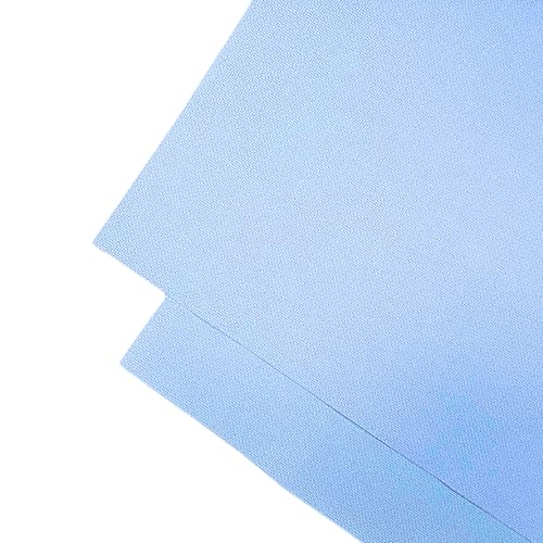 2 Sheets of Light Blue 14 Count Aida Cloth