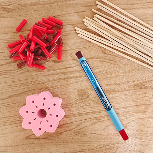 25 Silicone Pen Plugs and 25 Nonstick Silicone Sleeves for Epoxy Pen Turner Attachment