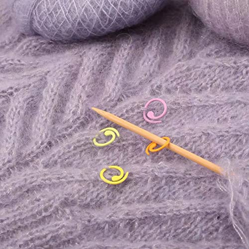 30PCS Metal Stitch Markers Helical (30 Count)