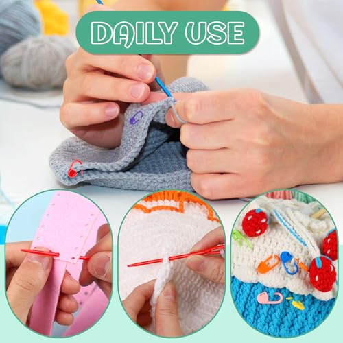 200Pcs Stitch Markers for Crocheting Crochet Stitch Markers Knitting