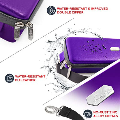 Purple Bolt Card Carrying Case fits Pokemon Cards and other TCG Games