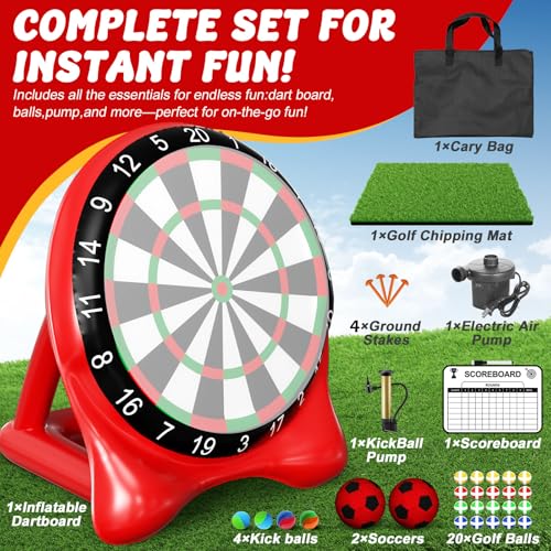 Inflatable Soccer Dart Board