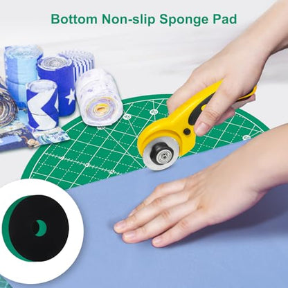 10"x10" Round Rotating Cutting Mat