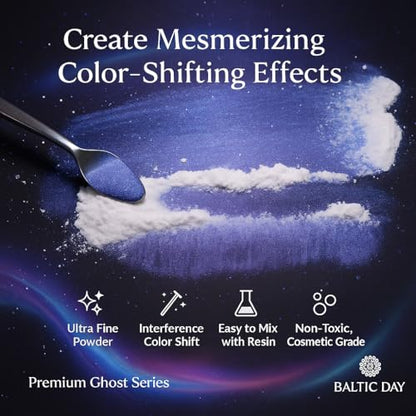 Royal Ghost Blue Ghost Interference Mica Powder