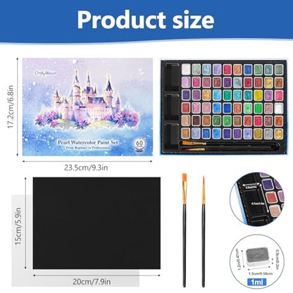 Mini Forestry Shifting Watercolor Painting Set (2.03 Ounce)