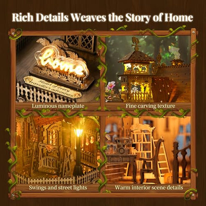 3D Wood Puzzle Countryside Cottage Model