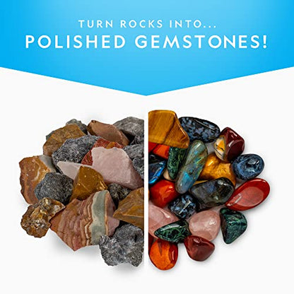 National Geographic Rock Tumbler Refill Kit with 3 Lbs. Madagascar Rocks