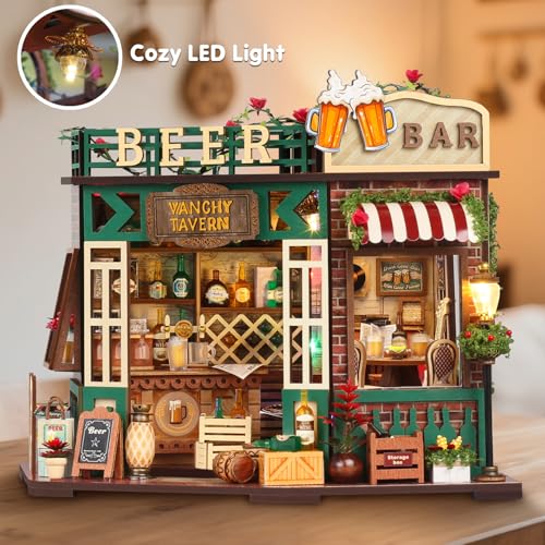 DIY Miniature House Kit with Furniture Plus Dust Proof