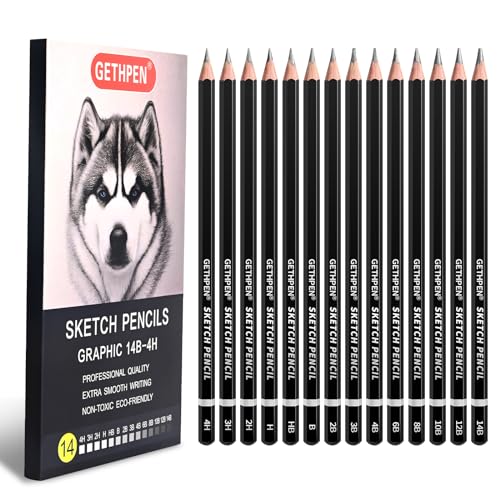 Drawing Sketching Pencil Set (14 Count)
