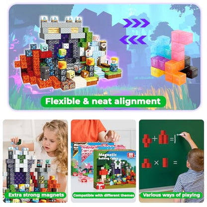 400 PCS Magnetic Blocks