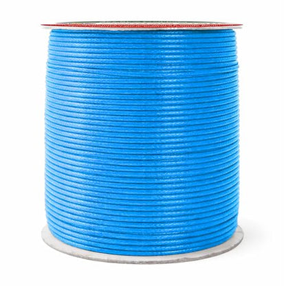 2mm Sky Blue Waxed Cord