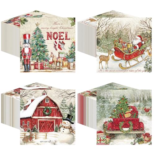 200 Pcs Christmas Napkins (200 Count)