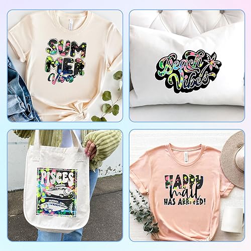 Blue Green Splash Heat Transfer Vinyl Roll